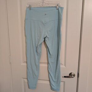 Lululemon Align High-Rise Pant w/ Pockets 25", Double Lined, Icing Blue XL/XXL